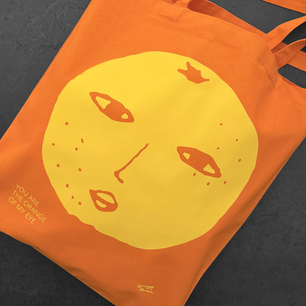 COTTON BAG ORANGE | YOU ARE THE ORANGE OF MY EYE