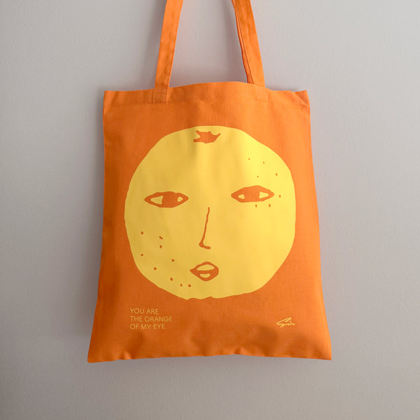COTTON BAG ORANGE | YOU ARE THE ORANGE OF MY EYE