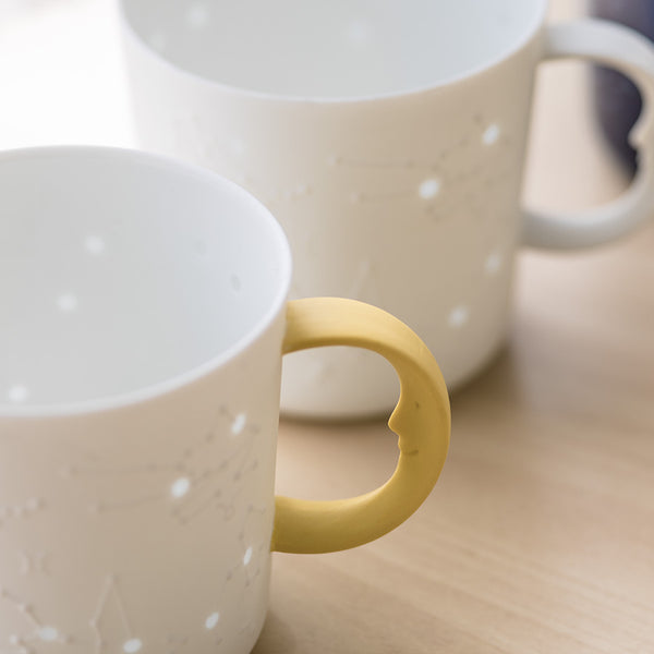 Constellation mug yellow | Ceramic Japan