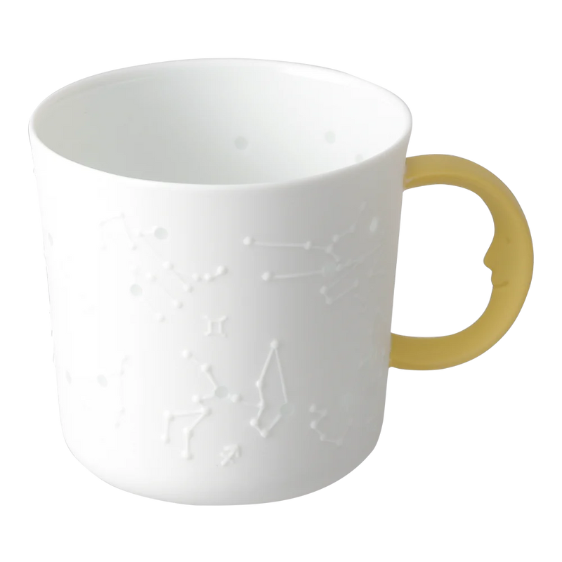 Constellation mug yellow | Ceramic Japan