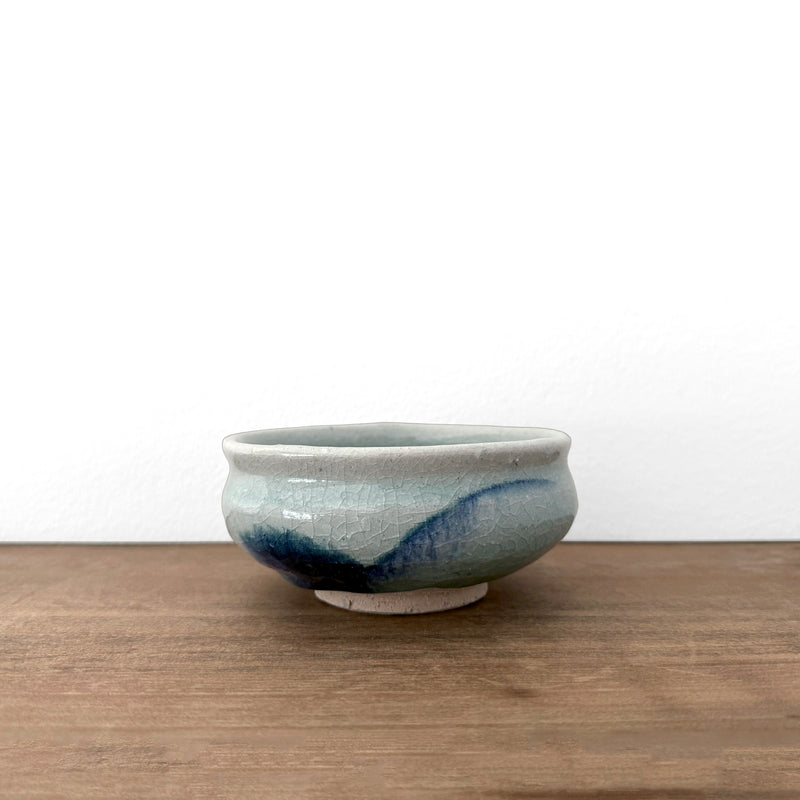 Cool Blue Bowl | Handmade Shigaraki Ware