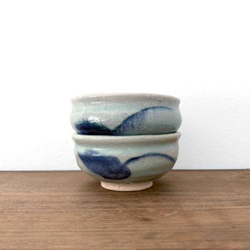 Cool Blue Bowl | Handmade Shigaraki Ware
