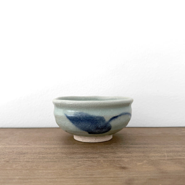 Cool Blue Bowl | Handmade Shigaraki Ware