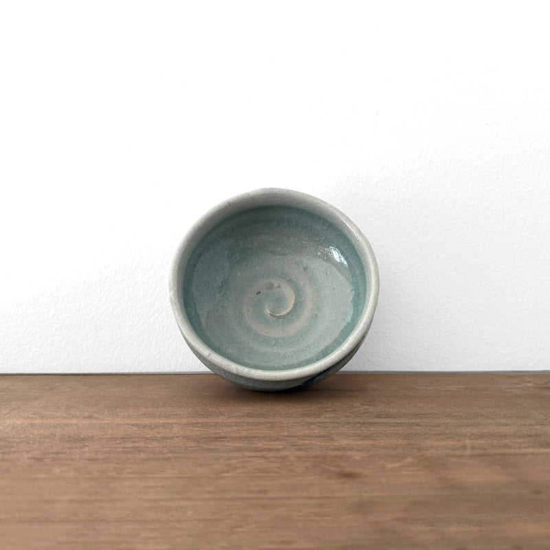 Cool Blue Bowl | Handmade Shigaraki Ware