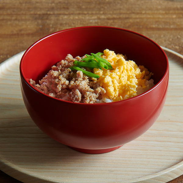 Dishwasher-Safe RED Urushi Bowl - Large | NAKAGAWA MASASHICHI SHOTEN