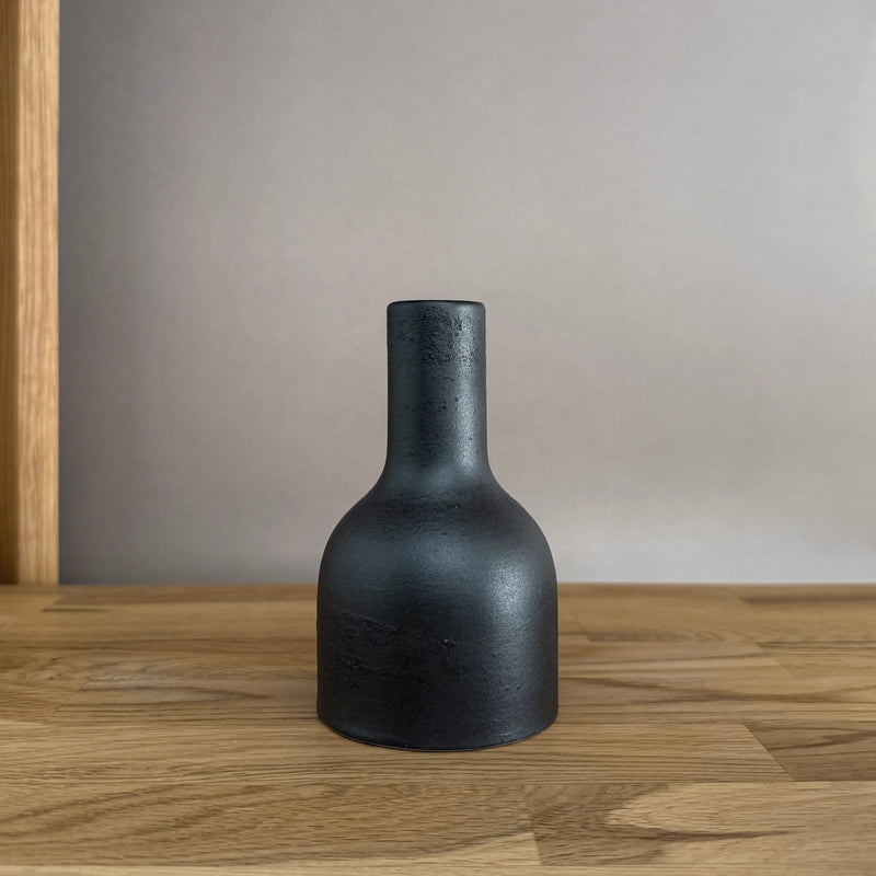Flower Wabi Tokkuri | Handmade Shigaraki Ware