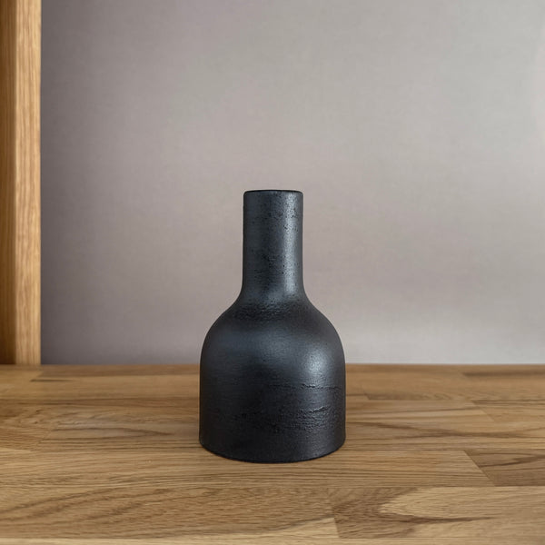 Flower Wabi Tokkuri | Handmade Shigaraki Ware