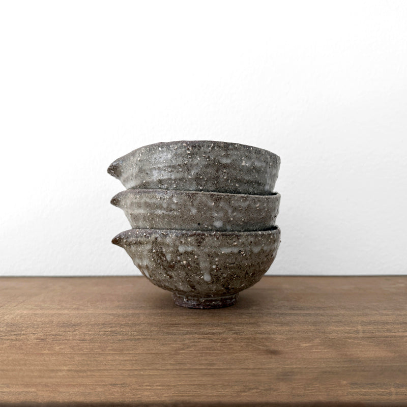 Groin Glazed Small Bowl | Handmade Shigaraki Ware
