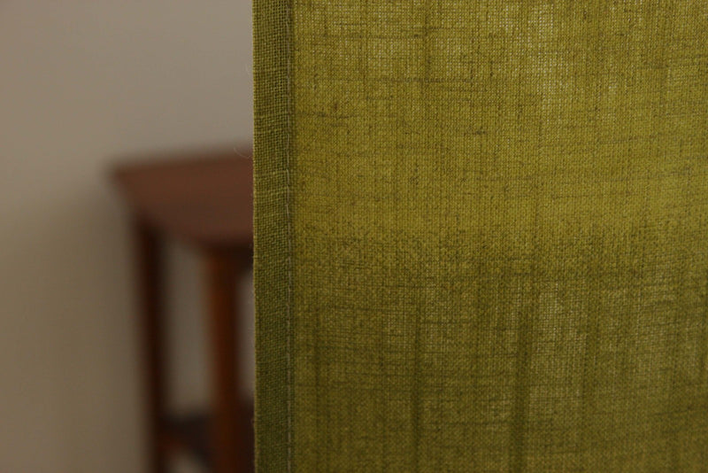 Hand-Dyed Green Gradient Noren