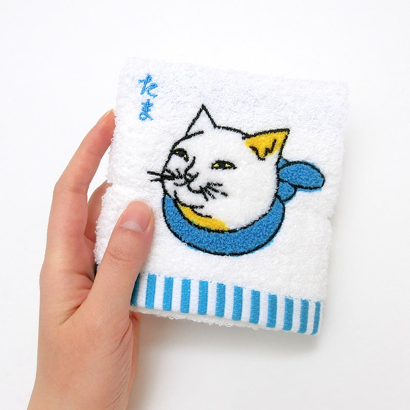 Hand Towel／Tama" Calico Cat