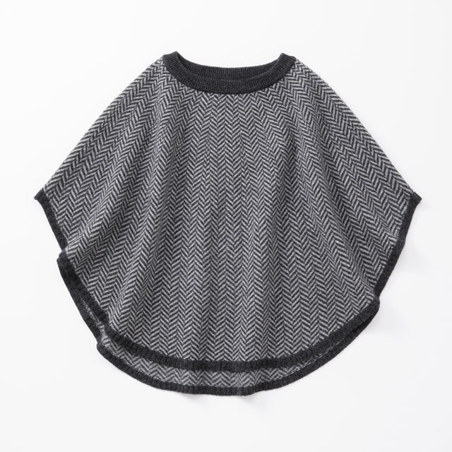 Herringbone Layering Poncho Cape | NAKAGAWA MASASHICHI SHOTEN
