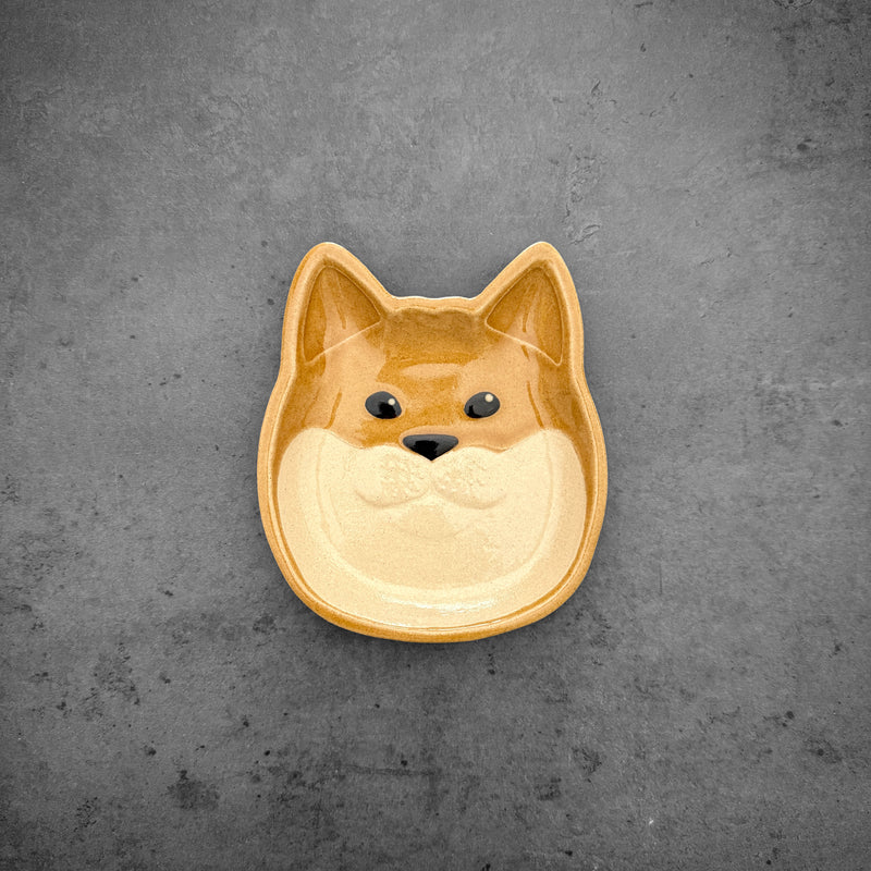 Shiba Inu Small Plate | On the Table | Yoshizawagama
