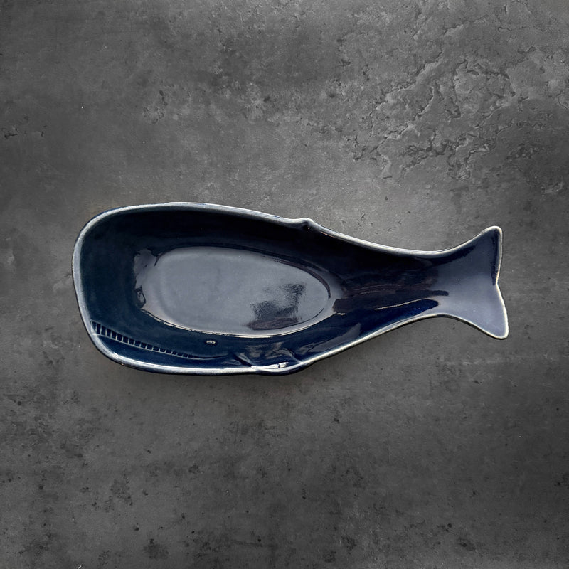 Yoru no Ao Whale Long Bowl  | On the Table | Yoshizawagama