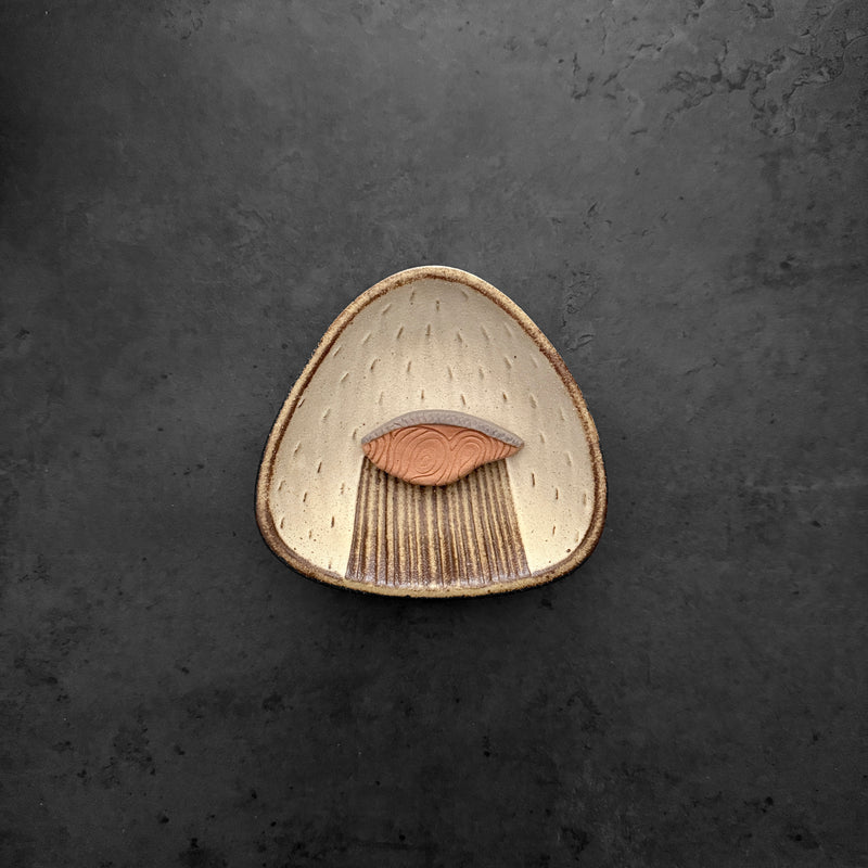 Onigiri Small Bowlwith Bonus Salmon Chopstick Rest| On the Table | Yoshizawagama