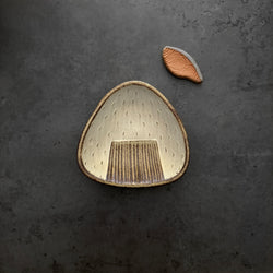 Onigiri Small Bowlwith Bonus Salmon Chopstick Rest| On the Table | Yoshizawagama