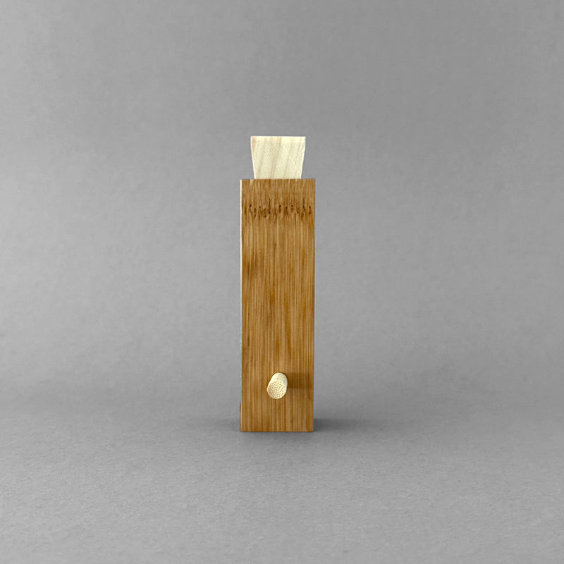 cylindrical condiment container | bamboo work
