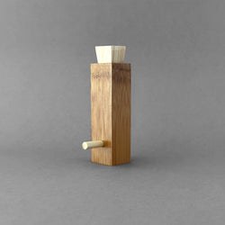 cylindrical condiment container | bamboo work