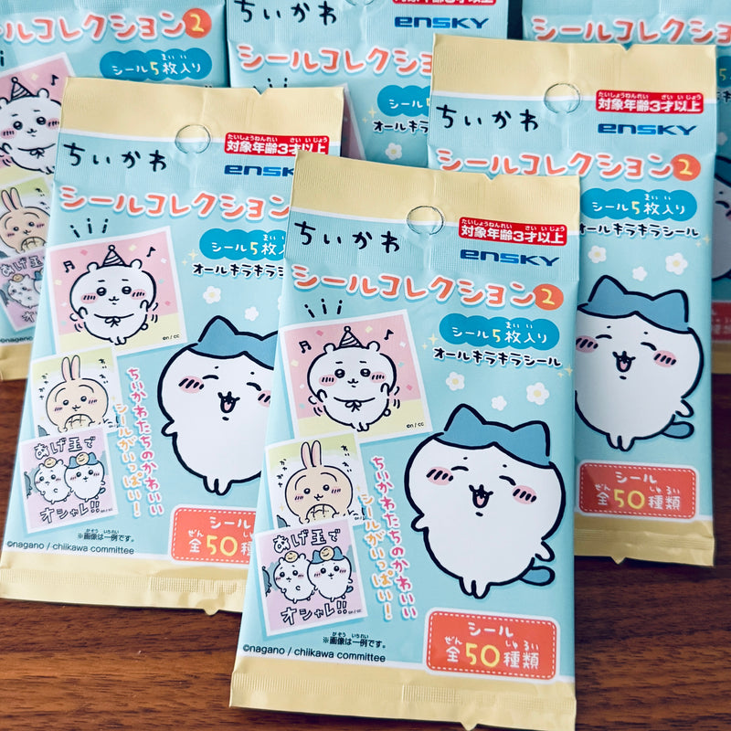 Chiikawa Glitter Sticker Collection Blind Pack  |  Vol.2