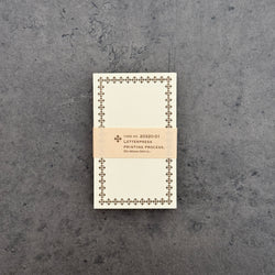 Memo Cards – Letterpress Printed (55×90 mm) | Classiky