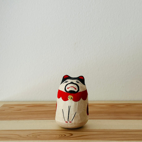 Whiskers Cat Papier-mache Tumbling Doll ｜COSHELL