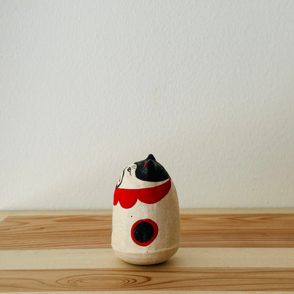 Whiskers Cat Papier-mache Tumbling Doll ｜COSHELL