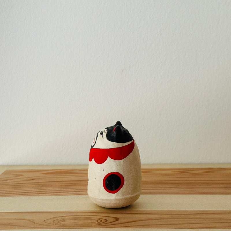 Whiskers Cat Papier-mache Tumbling Doll ｜COSHELL