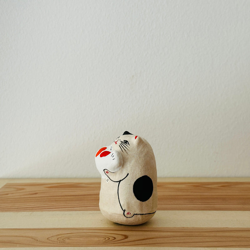 Carp Cat Papier-mache Tumbling Doll ｜COSHELL