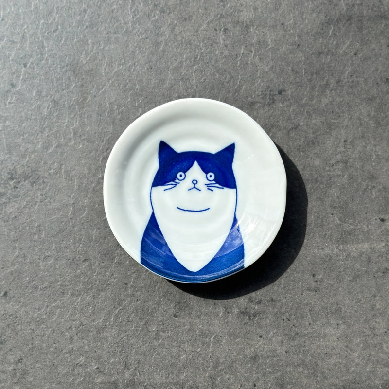 Plate M 12cm | neko cat