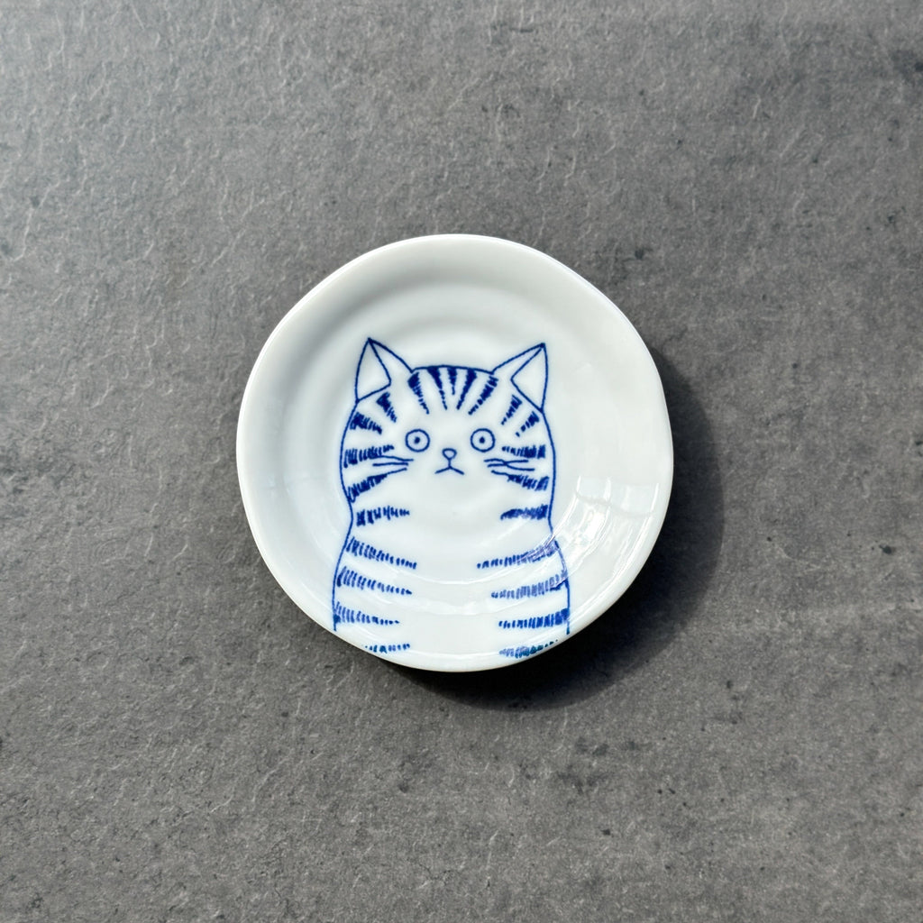 ミシャコシャ　MIZA COSHA ケーキ皿　16センチ SHICHITA Plate M 12cm | neko cat – ZAKKAsine
