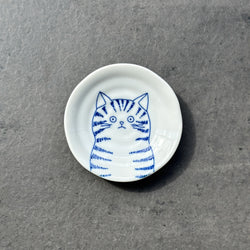 Plate M 12cm | neko cat