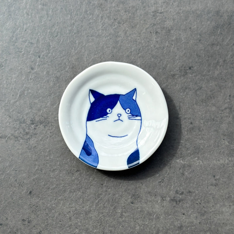 Plate M 12cm | neko cat