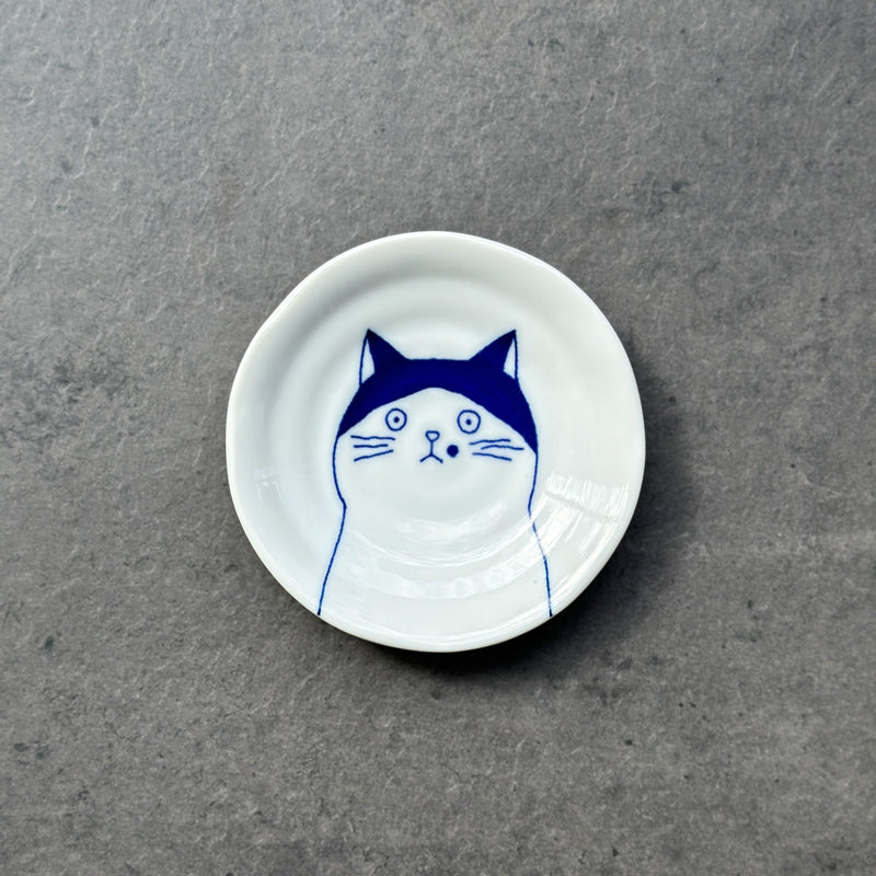 Plate M 12cm | neko cat