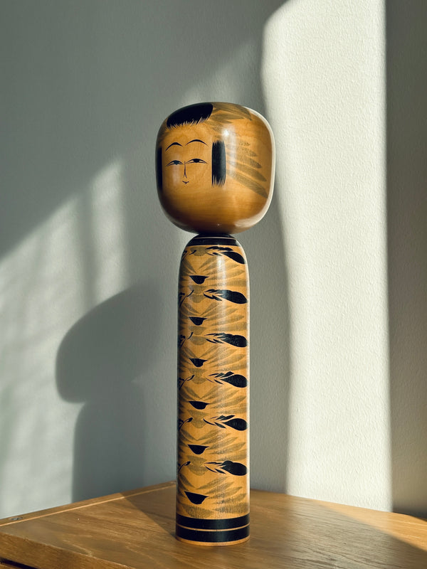 Vintage Monochrome Kokeshi #2422