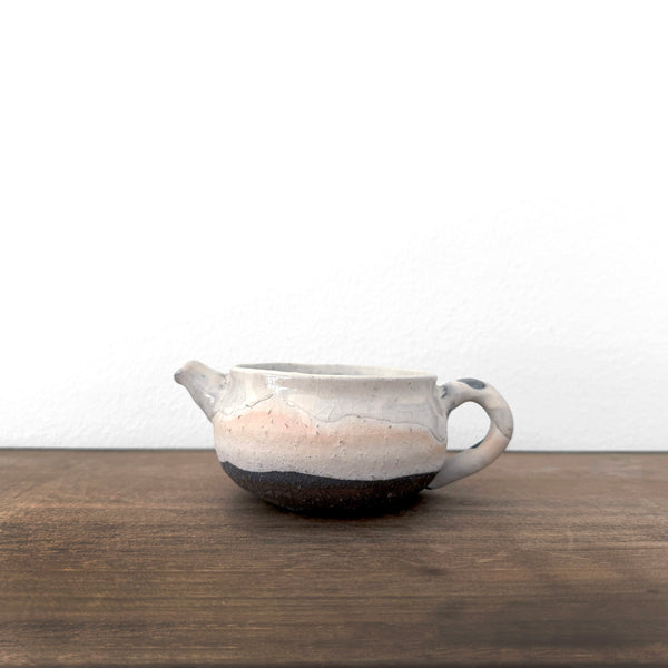 Thin Ice Crackle Glaze pouring Bowl | Handmade Shigaraki Ware