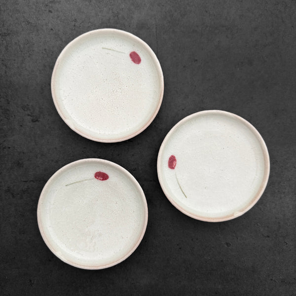 Cherry Small Dish | Handmade Shigaraki Ware
