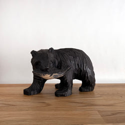 Ainu Bear with Salmon | Japanese Vintage