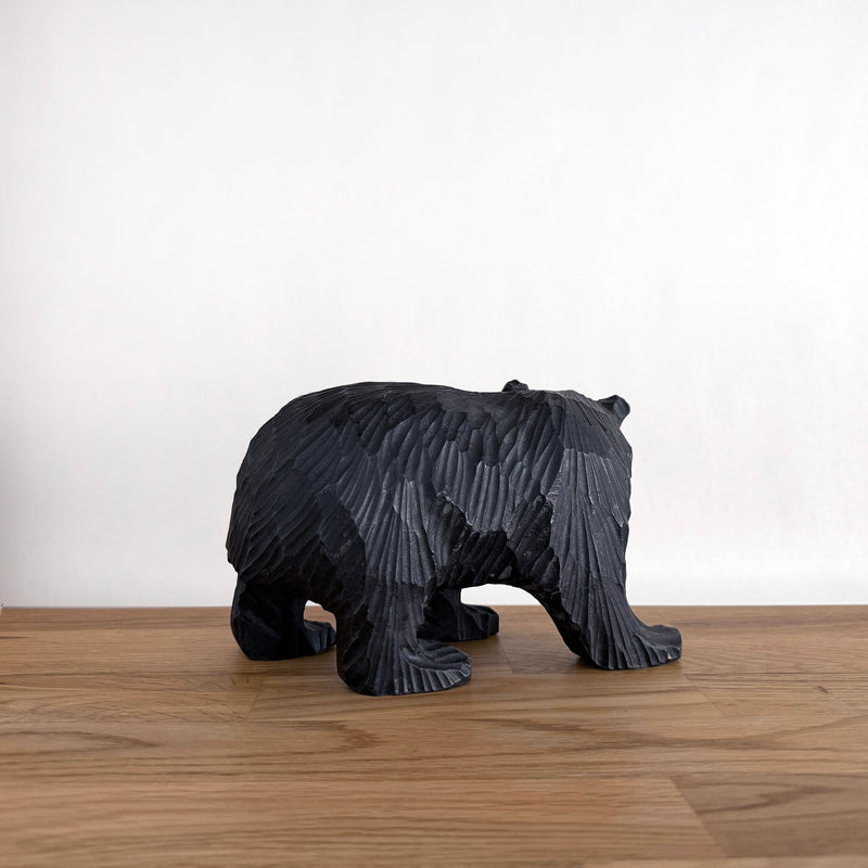 Ainu Bear with Salmon | Japanese Vintage