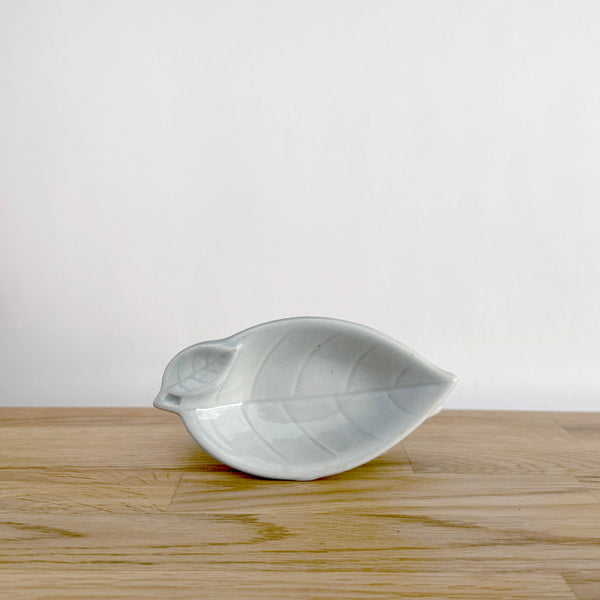 Leaf-shaped Porcelain Dish | Japanese Vintage