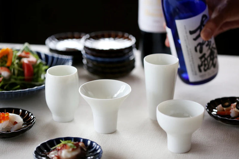 Ikken Sakazuki (Large) – Set of 4 Sake Cups in Gift Box