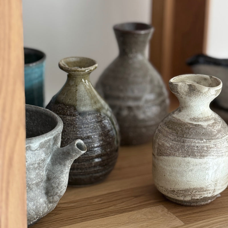 Inguin Glaze Tokkuri | Handmade Shigaraki Ware