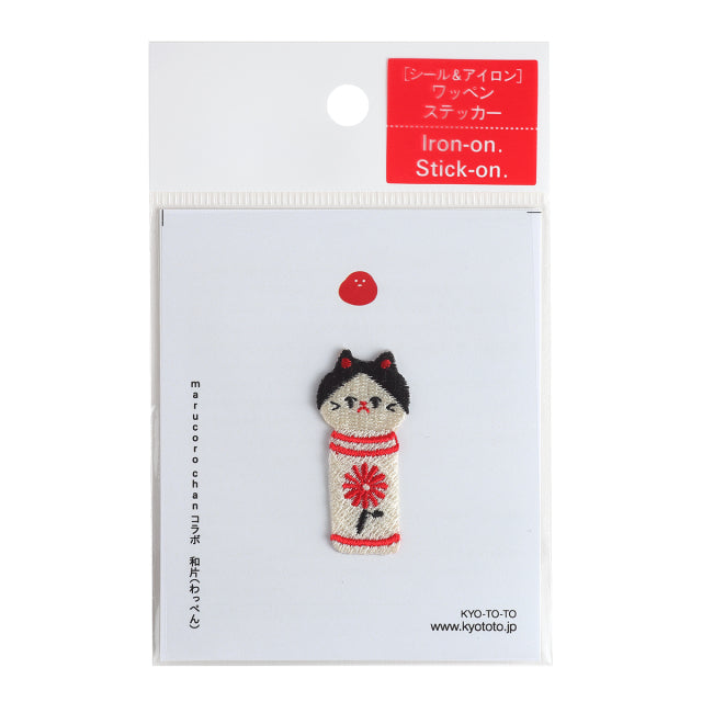 Patch | Cat White Kokeshi by marucoro chan