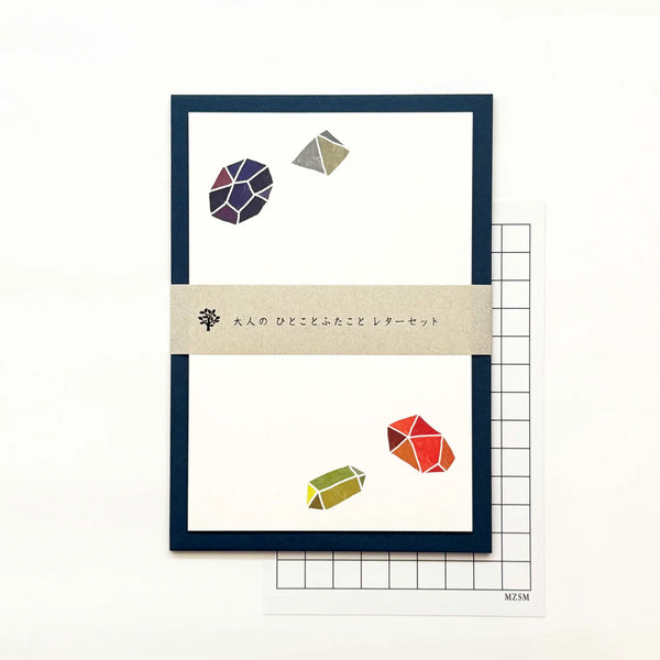 Letter Writing set for a Word or Two Minerals