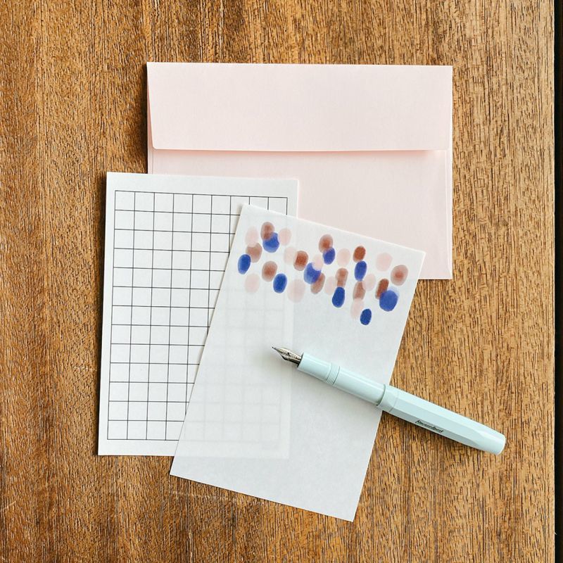 Letter set with a few words or Two Dots