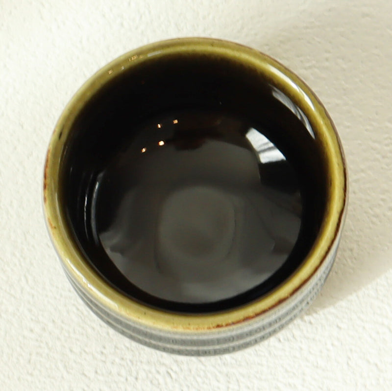 Minoyaki sake cup | Oribe 