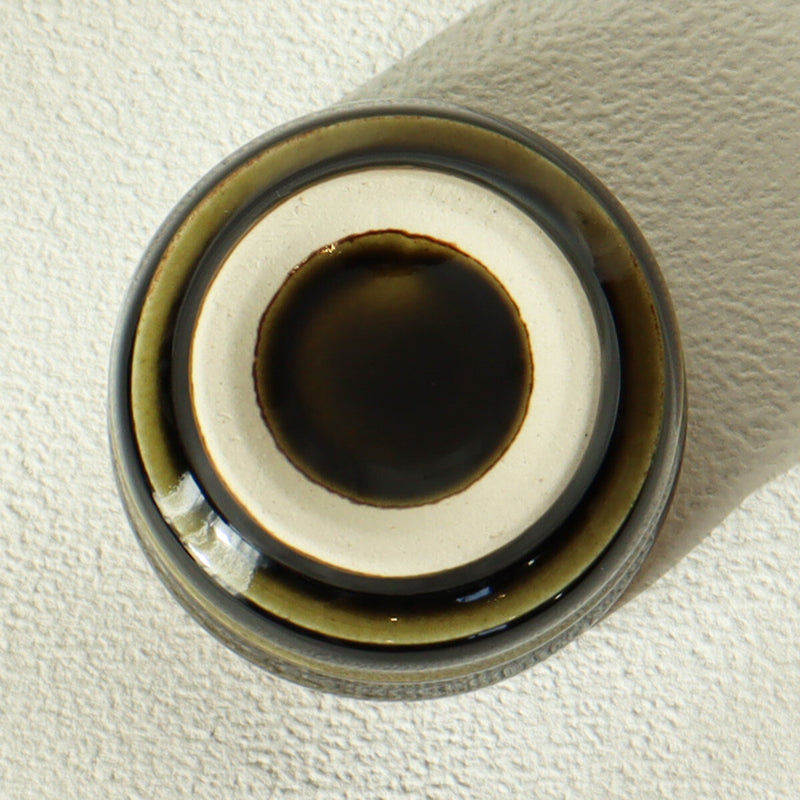 Minoyaki sake cup | Oribe