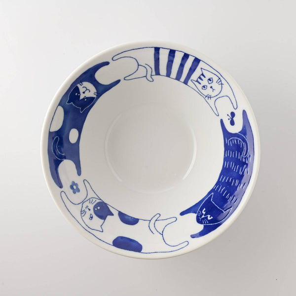 Nekomaruke Cats Ramen Bowl 20.5cm