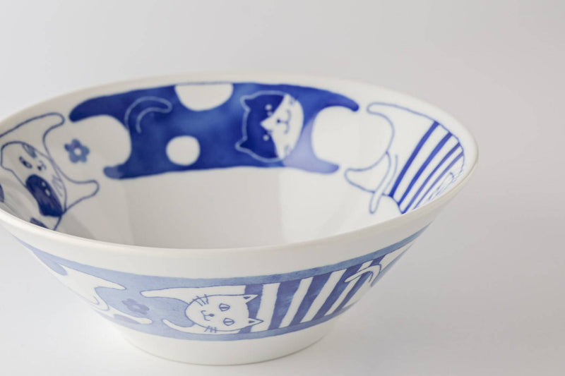 Nekomaruke Cats Ramen Bowl 20.5cm