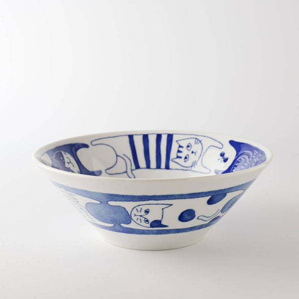 Nekomaruke Cats Ramen Bowl 20.5cm