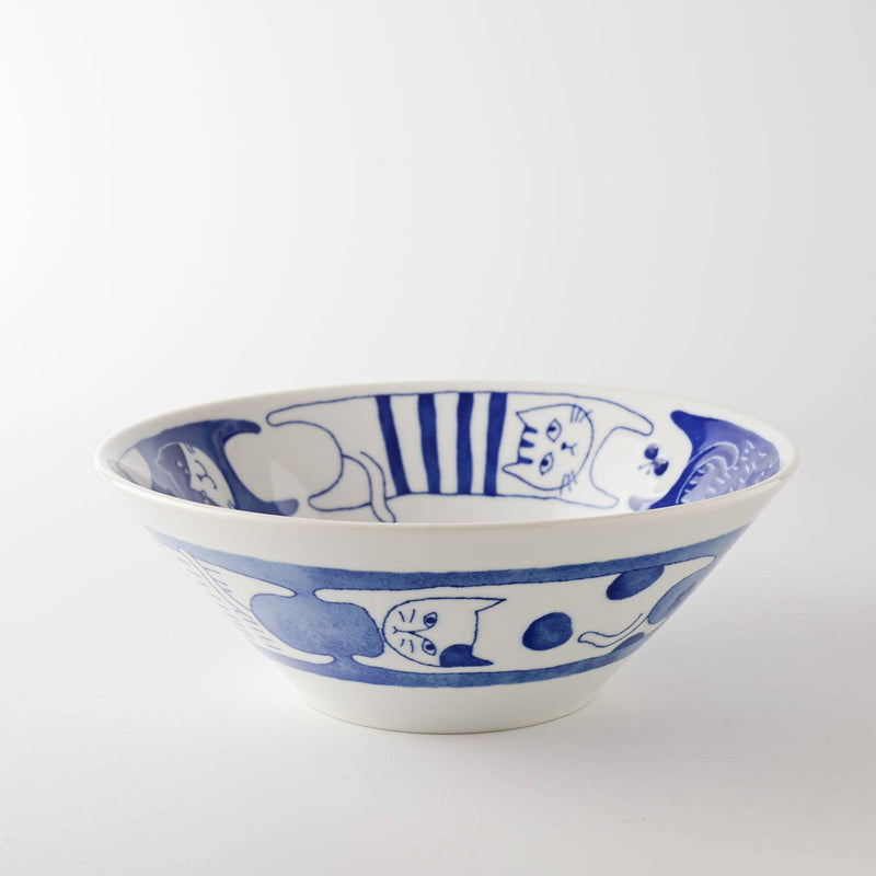Nekomaruke Cats Ramen Bowl 20.5cm