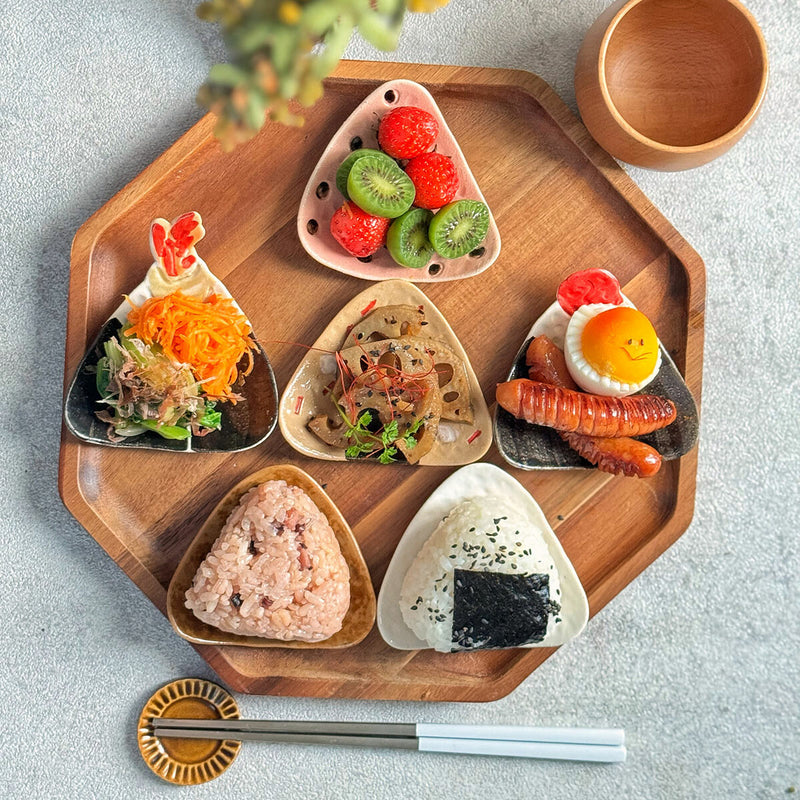 Handmade tenmusu ONIGIRI mamezara